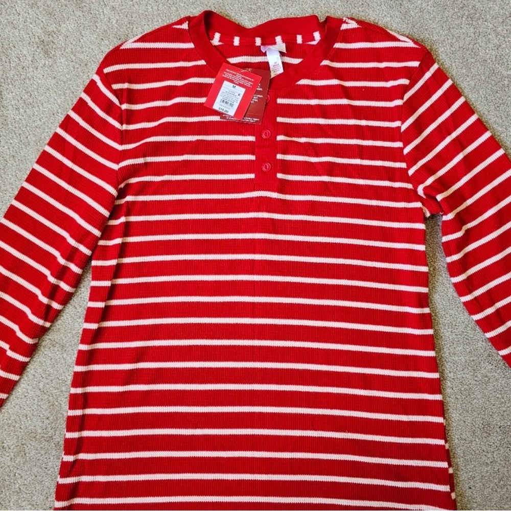 NWOT Wonder Shop Women’s Sleepwear Size Small Red and White